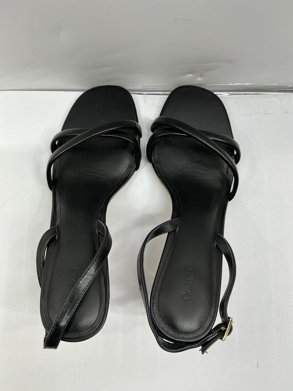 Italian Leather 75mm Slingback Heeled Sandal